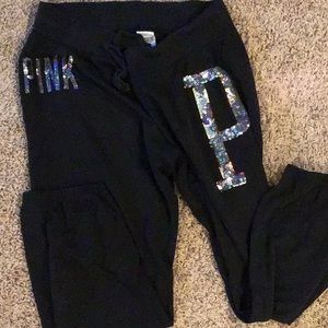 PINK Bling Joggers